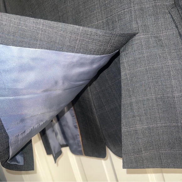 Ariat Pro Series Equestrian Riding Jacket Womens 14L, Grey Glen Plaid - Picture 8 of 14